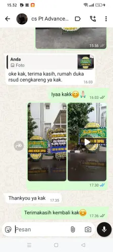 Testimonial Papan Bunga Pernikahan situmulya