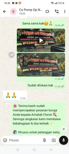 Testimonial Papan Bunga situmulya